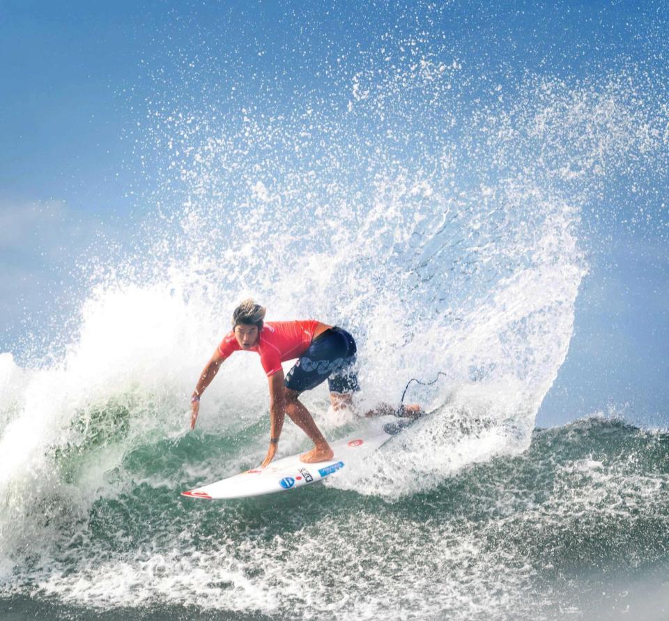 　東京五輪出場権を獲得した五十嵐カノア（ＩＳＡ提供）