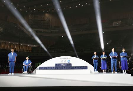 東京五輪 パラの表彰台を発表 スポーツ デイリースポーツ Online