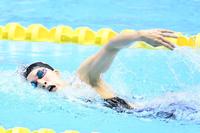 　２００メートル個人メドレーに出場し、力泳する大橋悠依（撮影・高石航平）
