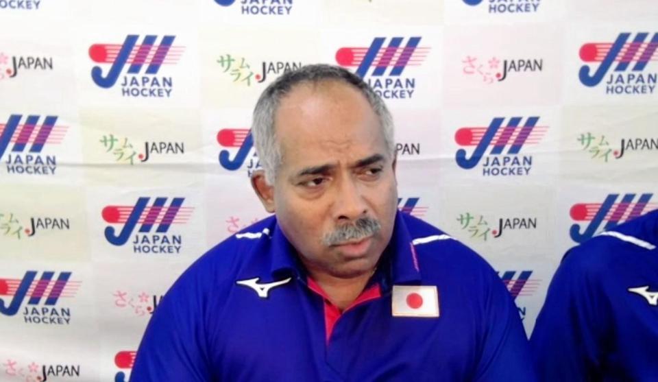 　オンラインで取材に応じるアイクマンＨＣ