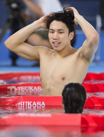 　練習に臨む松元克央（代表撮影）