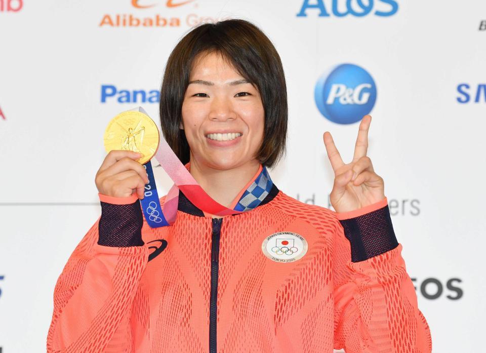 　結婚が発表された東京五輪金の川井梨紗子