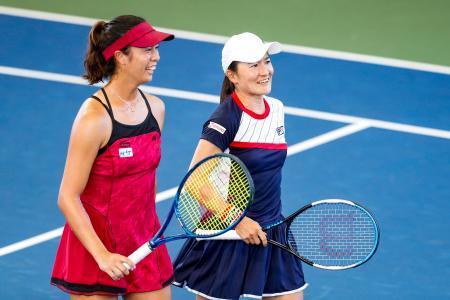 女子テニス、青山・柴原組が優勝米クリーブランド選手権、複決勝