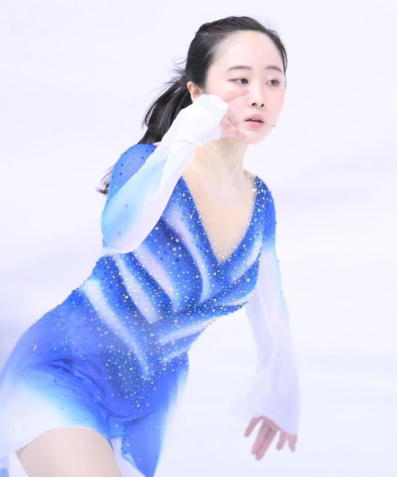 　フリーの本田望結の演技（撮影・堀内翔）