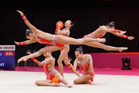 新体操、日本は団体総合で４位世界選手権第３日