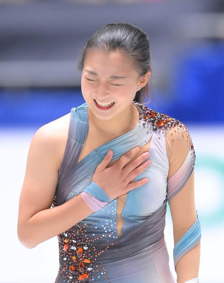 坂本花織が連覇へｓｐトップ ３ａなしでもミスなく ホッ ７６ ５６点 スポーツ デイリースポーツ Online