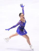 　坂本花織の演技（撮影・堀内翔）