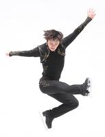 　フリーで躍動感ある演技を見せる宇野昌磨（撮影・堀内翔）