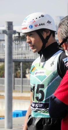 　レースを終えた羽根田卓也＝東京・カヌー・スラロームセンター