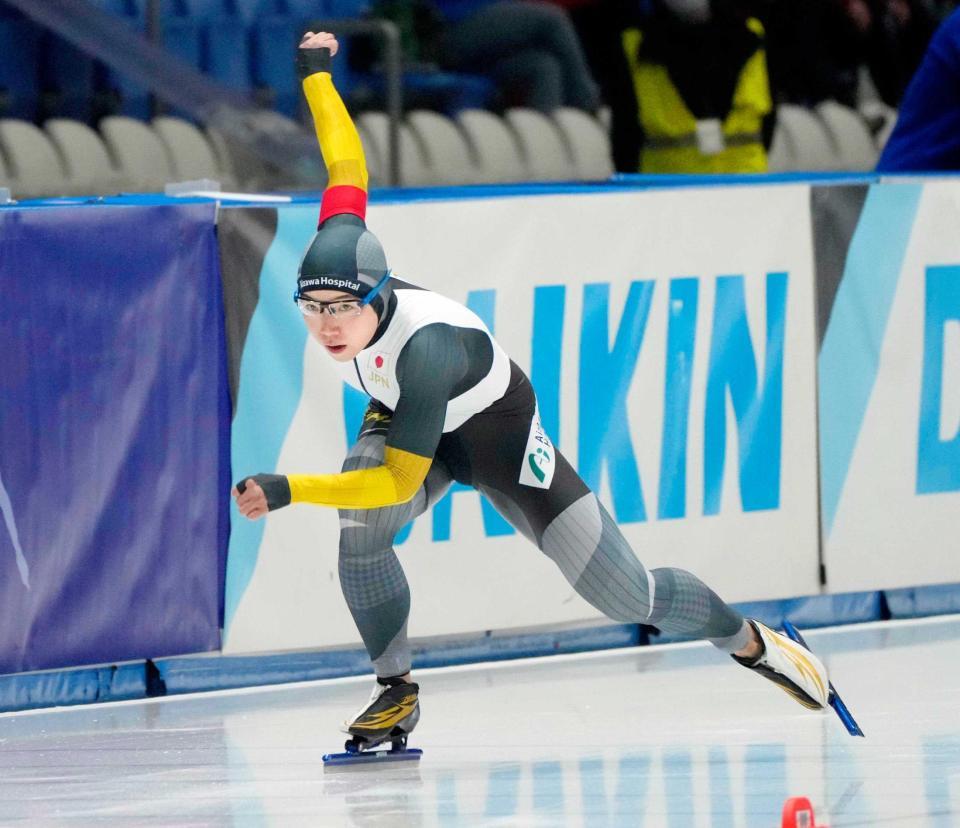 　女子５００メートルで２位の小平奈緒（ＡＰ＝共同）