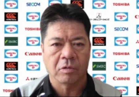 　オンライン取材に応じるラグビー日本代表・藤井雄一郎ナショナルチームディレクター