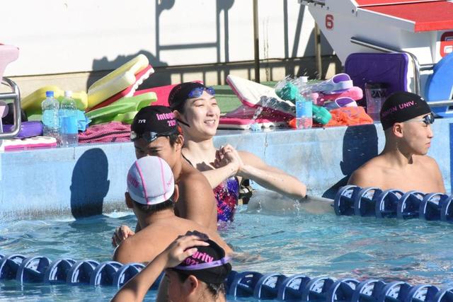 池江璃花子、２０２１年は「波瀾万丈」日大水泳部が練習公開