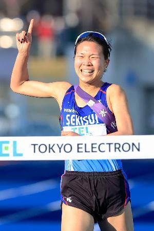 女子駅伝、積水化学が初優勝全日本実業団対抗