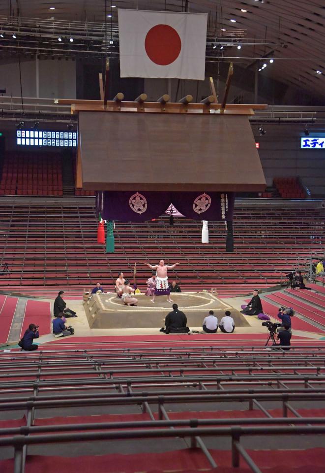 　２０２０年の大相撲春場所＝エディオンアリーナ大阪