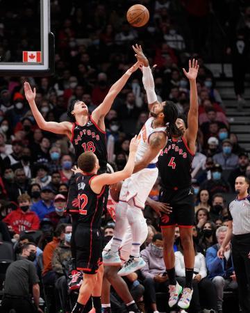 渡辺雄太４得点、ラプターズ勝利ＮＢＡ、ニックス戦に途中出場