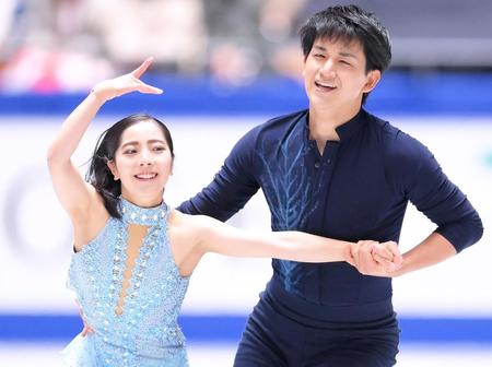 　三浦璃来（左）と木原龍一