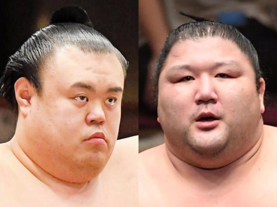 英乃海（左）、紫雷