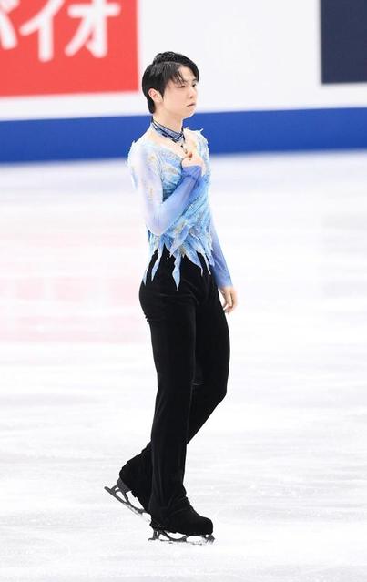 羽生結弦が貫禄のSPトップ 9・43点差で宇野昌磨が2位 3位は鍵山