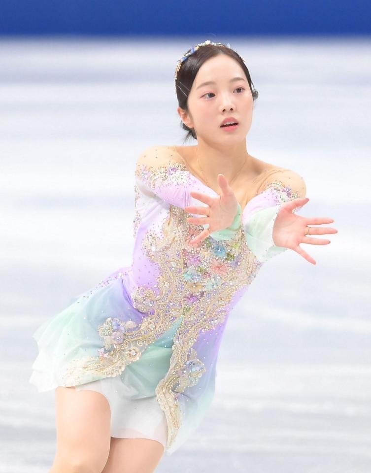 本田真凜フリー100・80点、合計は156・53点 転倒も