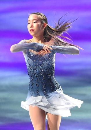メダリスト・オン・アイスに登場した三原舞依＝さいたまスーパーアリーナ（撮影・堀内翔）