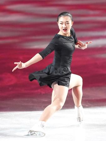 メダリスト・オン・アイスに登場した坂本花織（撮影・堀内翔）