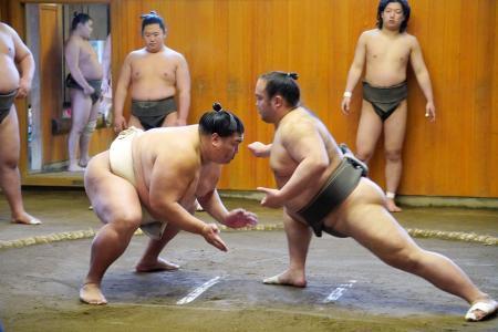 大関候補の御嶽海、新年へ抱負「最後の２０代、しっかり稽古」