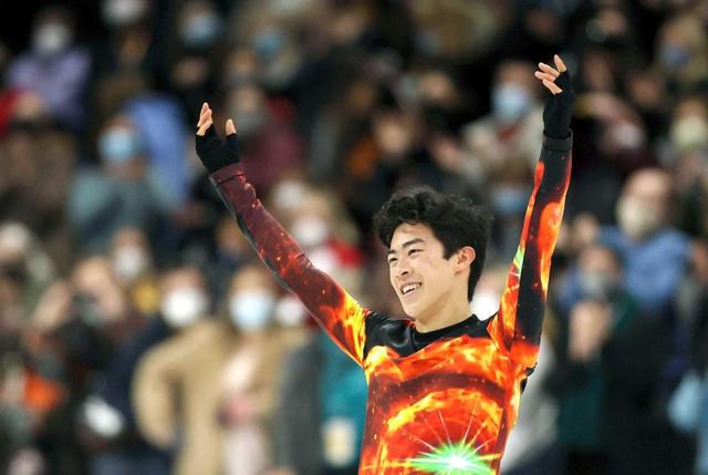ネーサン・チェン　Ｖ６で北京五輪代表決定　２度転倒も“今季世界最高得点”