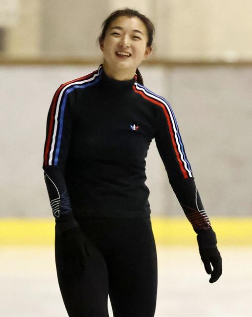 坂本花織　団体戦を意識、朝練習からフル稼働「メダル狙える」