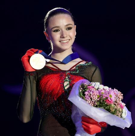 欧州フィギュア、ワリエワが優勝１５歳、初出場で栄冠