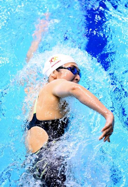 池江璃花子　２００メートル自由形２位　予選から３秒短縮「やっと泳げるように」