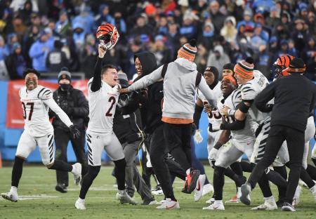 NFL、ベンガルズAFC決勝へプレーオフ