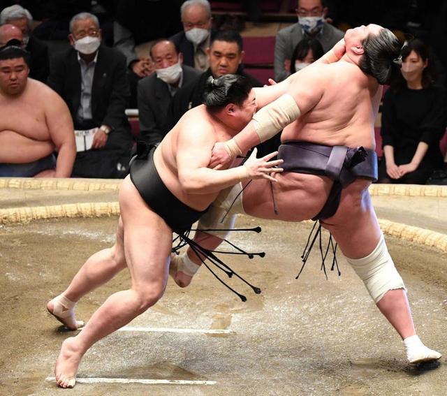 阿炎 Vチャンス残す金星 迷いなし「優勝は気にせず、一番に集中」