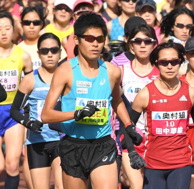 ペースメーカー川内優輝が２年連続で完走、大阪国際女子マラソン