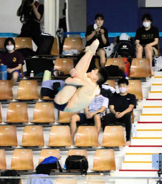 飛び込み東京五輪代表の玉井陸斗は４位　「板はまだまだ練習が足りない」国際大会代表選考会