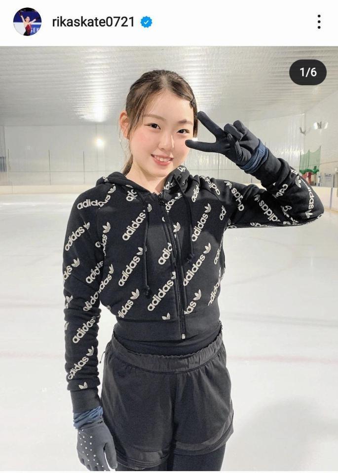 紀平梨花のインスタグラム（ｒｉｋａｓｋａｔｅ０７２１）から