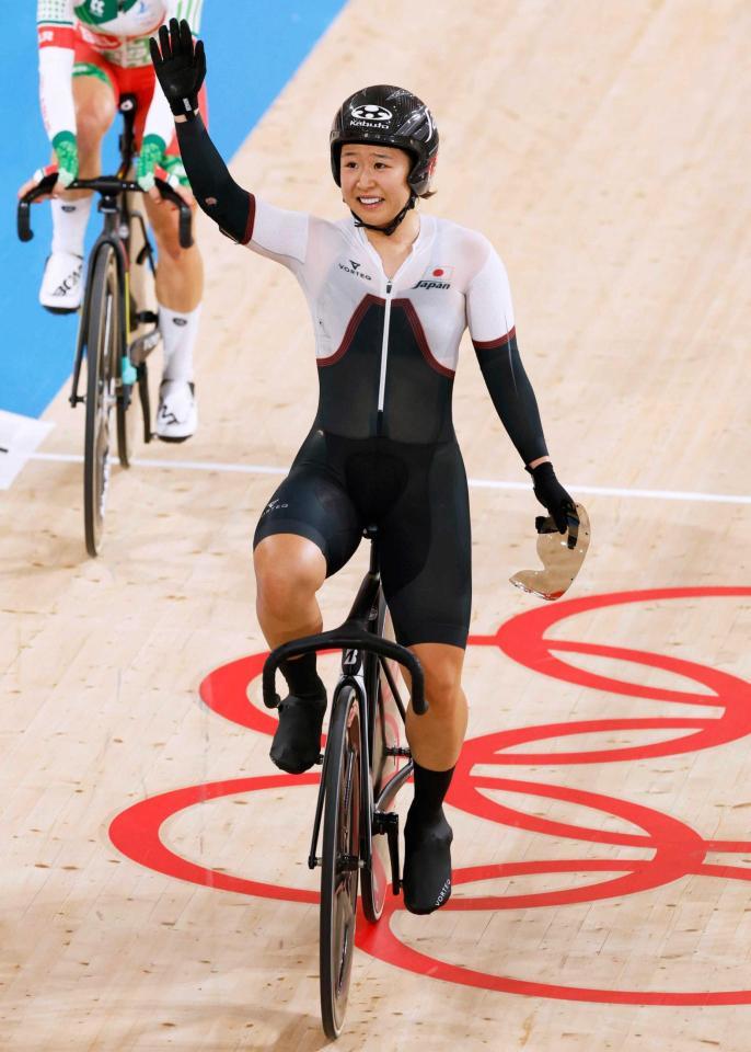 　東京五輪で銀メダルを獲得した梶原悠未