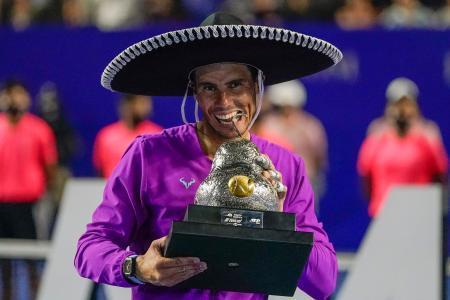 ナダルが９１勝目メキシコ・オープン