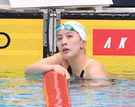 　女子４００ｍ個人メドレー予選を２位で通過した大橋悠依（撮影・伊藤笙子）