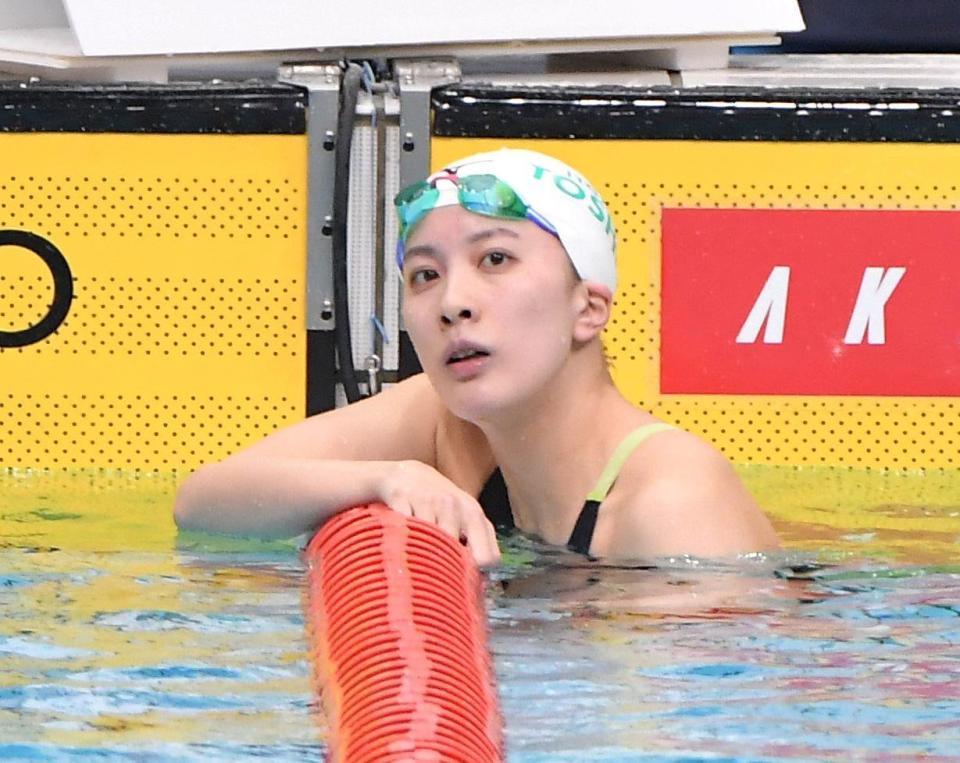 　女子４００ｍ個人メドレー予選を２位で通過した大橋悠依（撮影・伊藤笙子）