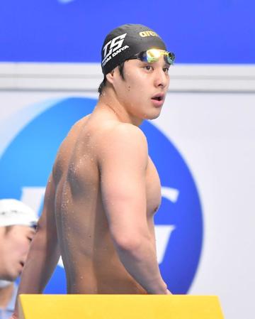 男子２００ｍ個人メドレー予選を１位で通過した瀬戸（撮影・伊藤笙子）