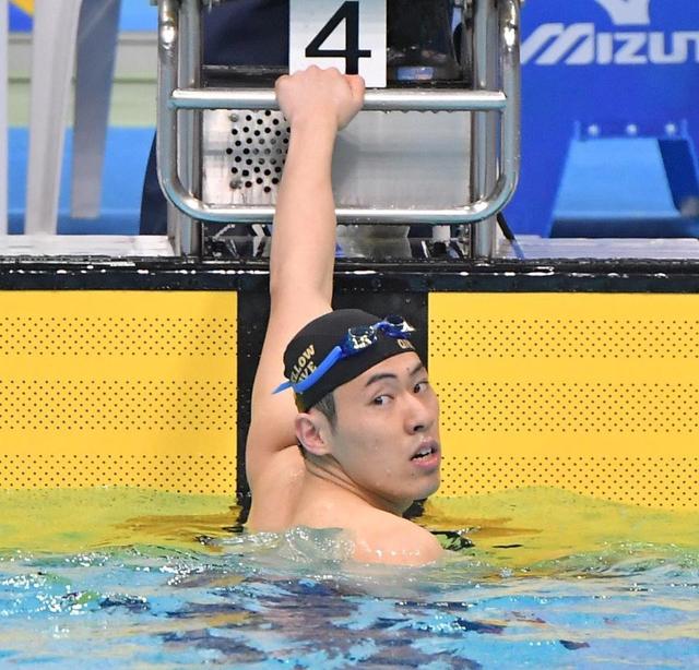 東京五輪銀メダルの本多灯　貫禄の泳ぎで予選１位　男子２００ｍバタフライ