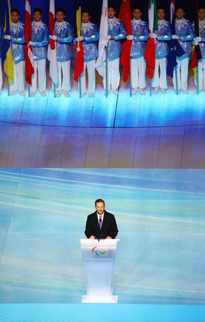 北京パラ開会式　ＩＰＣ会長「戦争と憎しみの時代ではない」世界平和を強く訴える