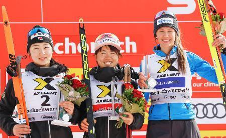 スキー、中村初優勝Ｗ杯複合女子第７戦