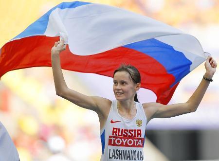 ドーピングでロンドン五輪金剥奪女子競歩、ロシアのラシュマノワ