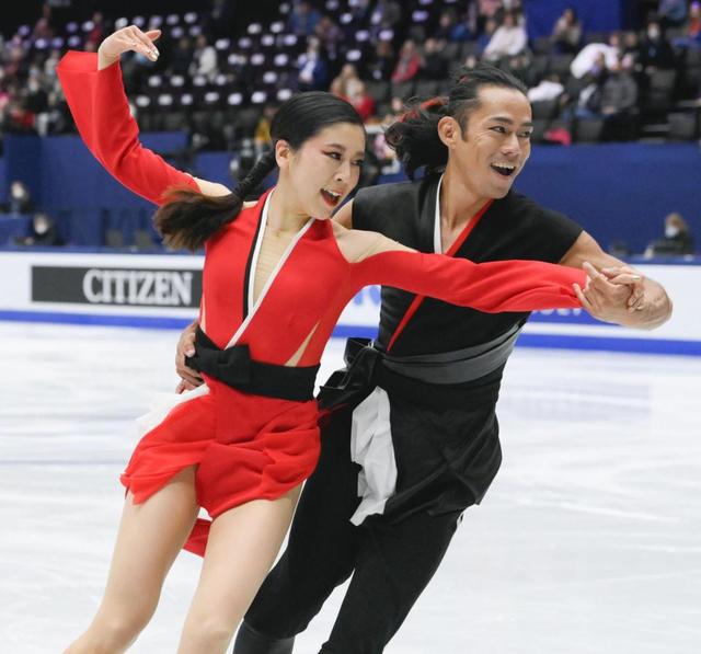 村元、高橋組が６７・７７点の１５位でフリーダンス進出　ミスも「魂を込めて滑れた」