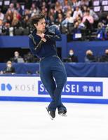 　フリーで演技する宇野昌磨（共同）