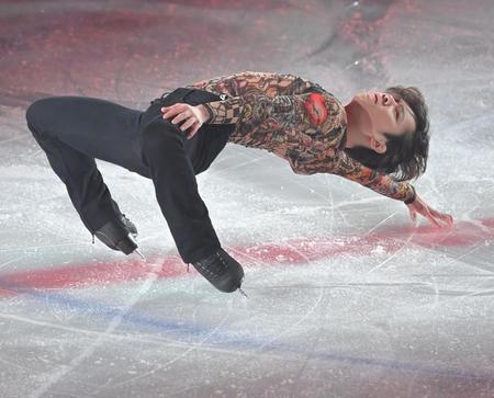 　熱演する宇野昌磨（撮影・高部洋祐）