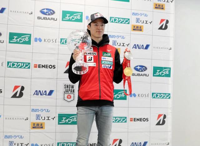 小林陵侑「ほぼ１００点」　Ｗ杯総合Ｖ、北京五輪金＆銀　激動シーズンを振り返り