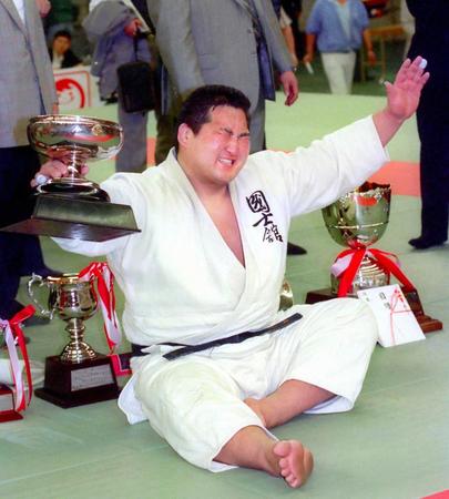 　１９８８年４月、全日本選手権で優勝した斉藤仁氏