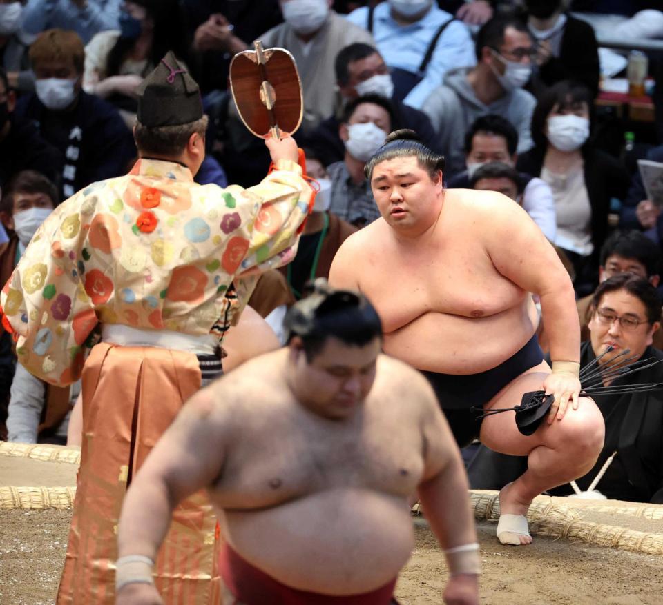 　正代－高安　大相撲春場所　１４日目